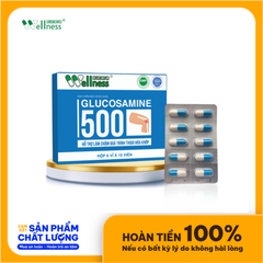 GLUCOSAMINE 500 hỗ trợ làm chậm quá trình thoái hóa khớp