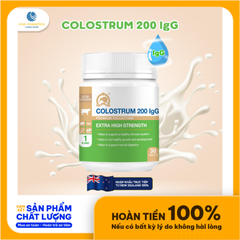 Viên nhai sữa non bổ sung dinh dưỡng, kháng thể liều cao Colostrum 200IgG – Hộp 30 viên