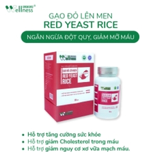Viên uống giảm nguy cơ tim mạch Men gạo đỏ Red Yeast Rice