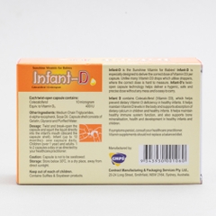 Viên uống hỗ trợ tăng đề kháng, chắc răng - khoẻ xương INFRANT D