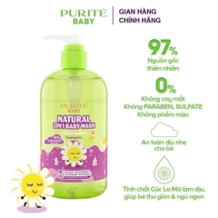 Sữa Tắm Gội Purité Baby Natural 2in1 250ml