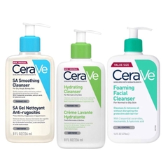 Sữa rửa mặt cerave foaming facial cleanser cho da dầu mụn nhạy cảm 236ml