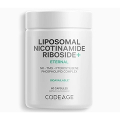 Viên Uống Thuần Chay Trẻ Hóa, Tăng Cường Sức Khỏe Codeage Liposomal NR+ (Nicotinamide Riboside+) CodeAge Authorized