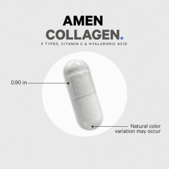 Viên uống Amen Collagen Codeage hỗ trợ da căng bóng, đàn hồi, mờ nám tàn nhang, đẩy lùi lão hóa 90 viên