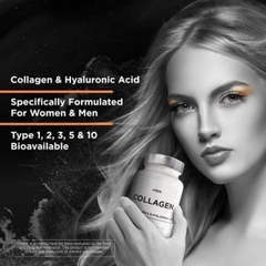 Viên uống Amen Collagen Codeage hỗ trợ da căng bóng, đàn hồi, mờ nám tàn nhang, đẩy lùi lão hóa 90 viên