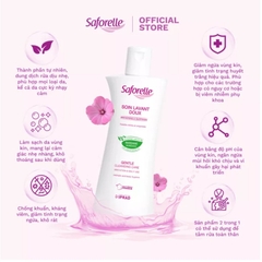Dung dịch vệ sinh phụ nữ Saforelle Pháp- 250ml-pháp