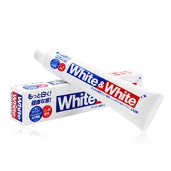 Kem đánh răng WHITE & WHITE LION NHẬT BẢN