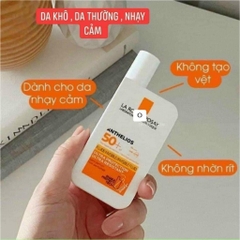 Kem chống nắng La Rocher 50+ chai - vạch vàng da khô-pháp