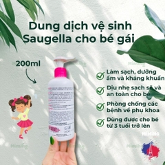 Dung Dịch Vệ Sinh Cho Bé Gái Saugella-Bé gái từ 3 -12 tuổi-pháp