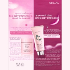 Serum dưỡng thể trắng da hoa trà Weilaiya-hàn