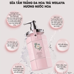 Sữa Tắm Trắng Da Hoa Trà Weilaiya Niacinamide Shower Ge-hàn