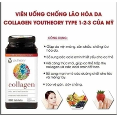 Viên uống Collagen Youtheory 390 viên Mỹ
