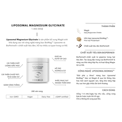 Viên uống bổ sung Magie - Codeage Liposomal Magnesium Glycinate 240v