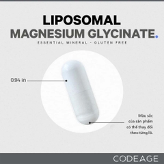 Viên uống bổ sung Magie - Codeage Liposomal Magnesium Glycinate 240v