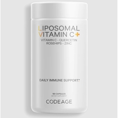 Viên uống vitamin C giúp tăng cường miễn dịch, chống oxy hóa CodeAge Vitamins Liposomal Vitamin C+ 180 viên