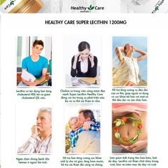 Viên Uống Mầm Đậu Nành Super Lecithin 1200Mg Healthy Care-ÚC