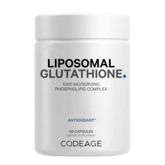 Viên uống trắng da, mờ nám Codeage Liposomal Glutathione 1000 mg (60 viên)