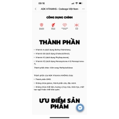 Viên Uống CodeAge ADK Vitamins - BeautyK Code Age Vitamin Tổng Hợp 180 viên, Hỗ Trợ Thị Lực, Bảo Vệ Tim Mạch Từ Mỹ