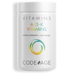 Viên Uống CodeAge ADK Vitamins - BeautyK Code Age Vitamin Tổng Hợp 180 viên, Hỗ Trợ Thị Lực, Bảo Vệ Tim Mạch Từ Mỹ