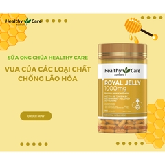 Sữa Ong Chúa Royal Jelly 1000 Healthy Care hộp 365 viên-ÚC