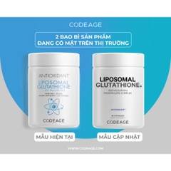 Viên uống trắng da, mờ nám Codeage Liposomal Glutathione 1000 mg (60 viên)