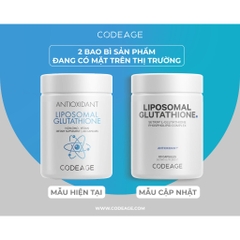 Viên uống trắng da CodeAge Liposomal Glutathione 500mg (60 viên)