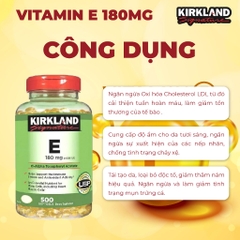 Viên uống Vitamin E MỸ Kirkland 500 viên- Mỹ