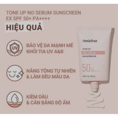 Kem chống nắng Innisfree - Triple Shield 50ml-HÀN