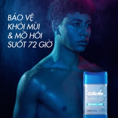 Lăn Khử Mùi Gillette Clear Gel 107g Mỹ