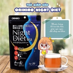 Trà giảm cân Orihiro Night Diet Tea 20 gói-nhật
