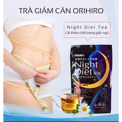 Trà giảm cân Orihiro Night Diet Tea 20 gói-nhật