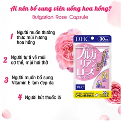 Viên Uống DHA Hoa Hồng Thơm Cơ Thể Nhật Bản