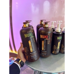 Dầu gội xả keratin yuki plus 2000ml chống rụng tóc mềm mượt