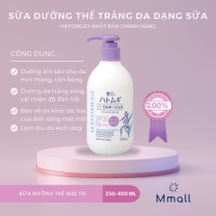 Dưỡng thể trắng da và chống nắng ý dĩ - LOẠI 50+-nhật