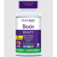 Viên uống mọc tóc Natrol Biotin 10000mg-mỹ