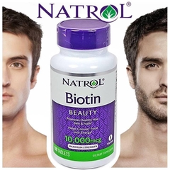 Viên uống mọc tóc Natrol Biotin 10000mg-mỹ