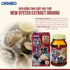 Tinh chất Hàu tươi Nhật Orihiro 120 viên- Nhật Bản