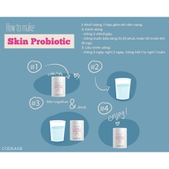 Viên uống bổ sung lợi khuẩn cho da Codeage Beauty Skin Probiotic 60 viên