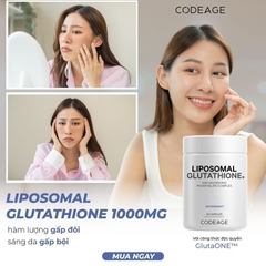 Viên uống trắng da, mờ nám Codeage Liposomal Glutathione 1000 mg (60 viên)