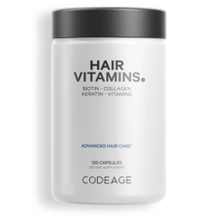 Viên uống kích thích mọc tóc, ngăn ngừa rụng tóc Codeage Hair Vitamins 120 viên