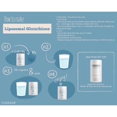 Viên uống trắng da CodeAge Liposomal Glutathione 500mg (60 viên)