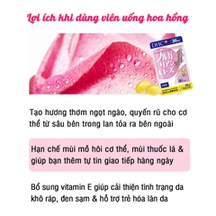 Viên Uống DHA Hoa Hồng Thơm Cơ Thể Nhật Bản