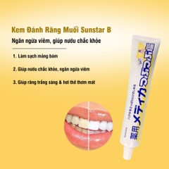 Kem đánh răng muối Sunstar 170g Nhật Bản-nhật