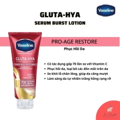 Dưỡng Thể Trắng Da Vaseline 10X - MÀU HỒNG -VÀNG-thái lan