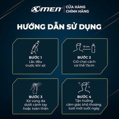 Lăn xmen 50ml và sịt khử mùi xmen hương nước hoa 140ml