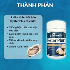Viên hàu Oyster Plus Goodhealth 60 viên-New Zealan d
