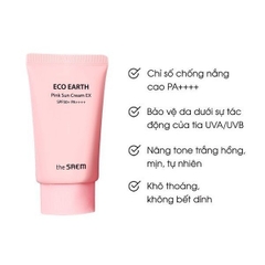 Kem Chống Nắng The Saem - màu hồng 50ml-HÀN