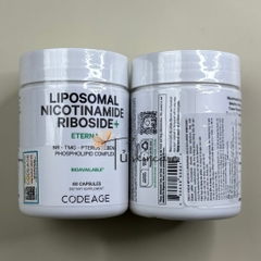 Viên Uống Thuần Chay Trẻ Hóa, Tăng Cường Sức Khỏe Codeage Liposomal NR+ (Nicotinamide Riboside+) CodeAge Authorized
