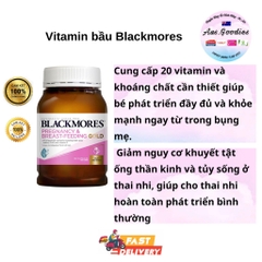 Viên uống bà bầu Blackmores Pregnancy Gold-úc