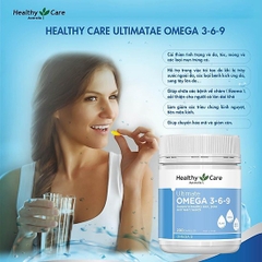 Healthy Care Viên Uống Hỗ Trợ Sức Khỏe Omega 3 6 9 Ultimate 200 Viên-ÚC